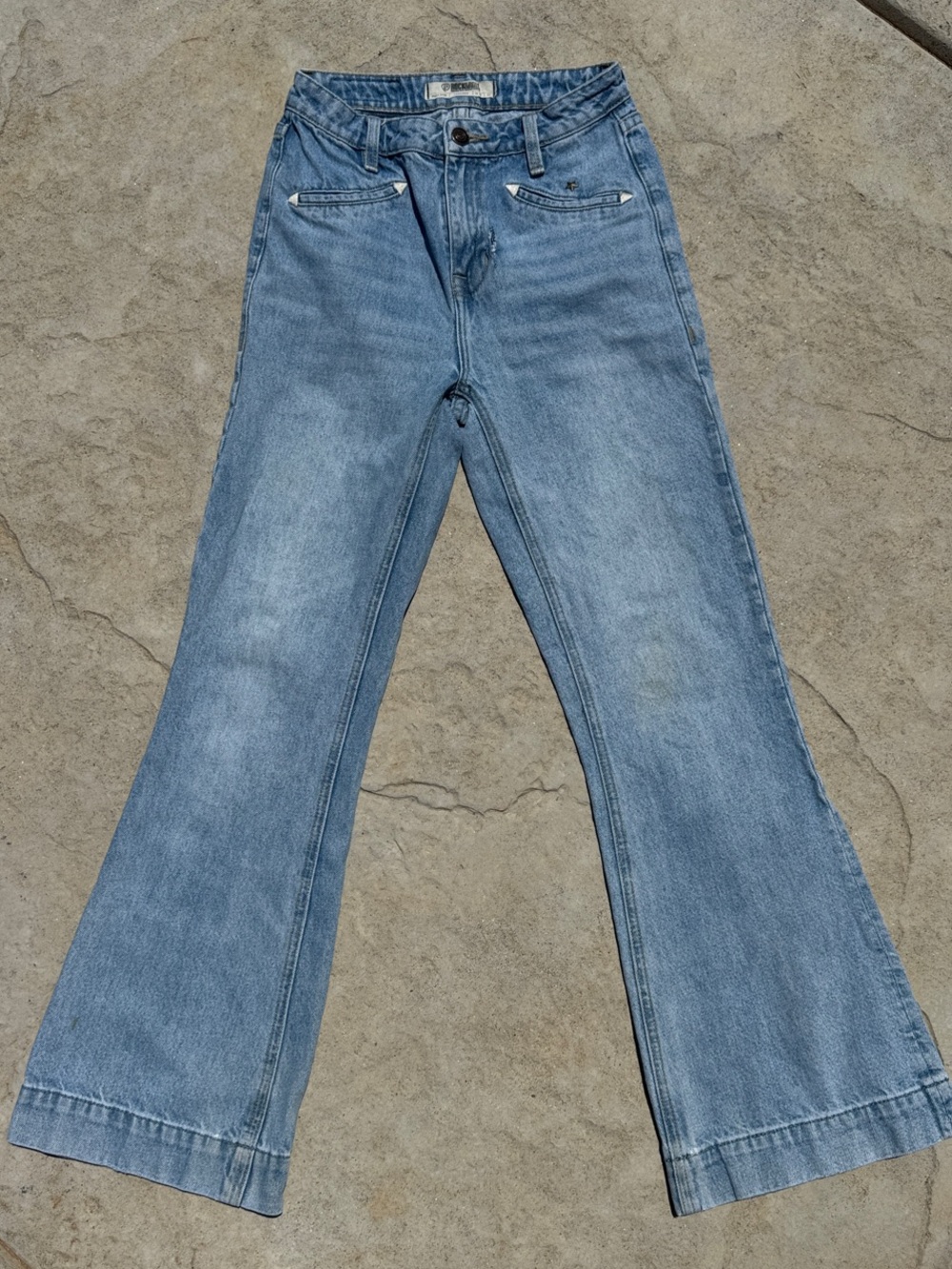 Rock&Roll Denim High-Rise Trouser - 25